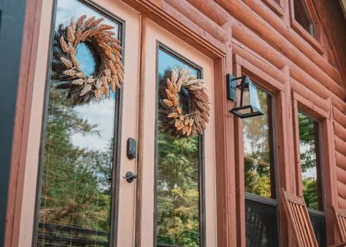 Charming Log Aframe In