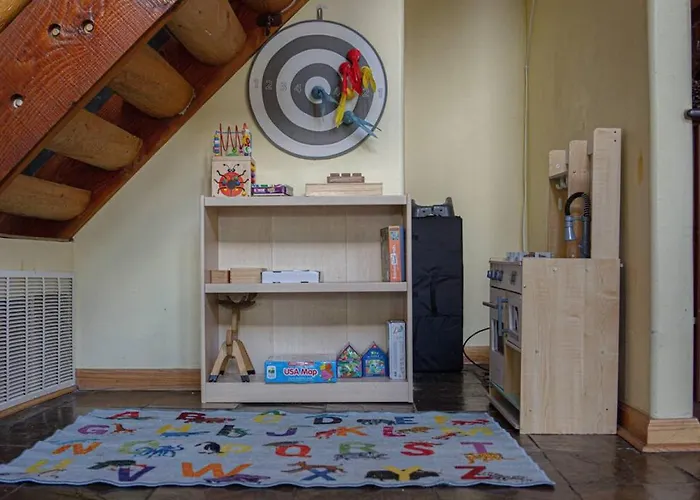 Charming Log Aframe In Holiday home *