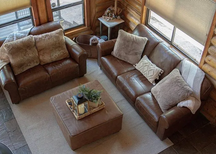 Holiday home Charming Log Aframe In *
