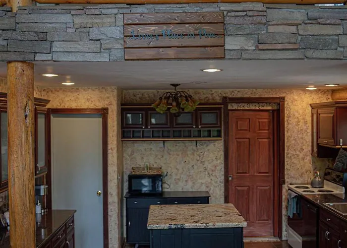 Charming Log Aframe In Holiday home Pine