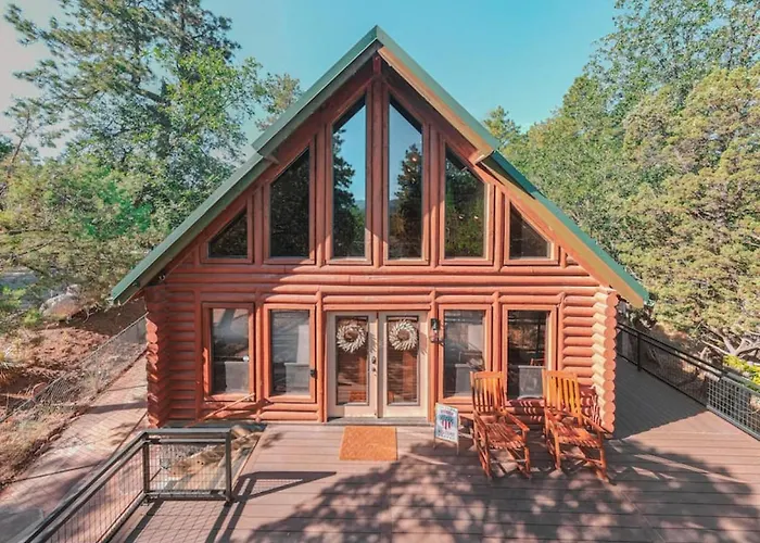 Charming Log Aframe In Holiday home *