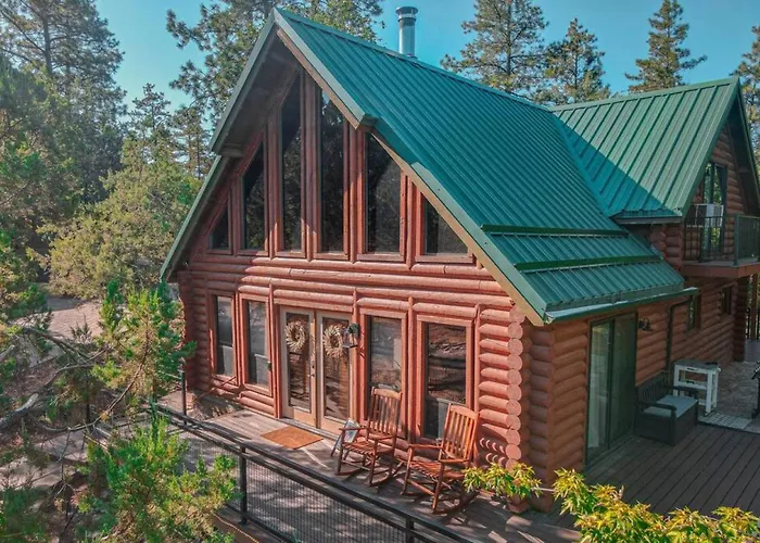 Charming Log Aframe In Pine